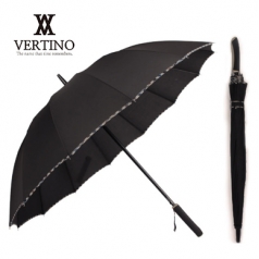 베르티노 60*14k 무지 검정 자동우산, 무지 우산