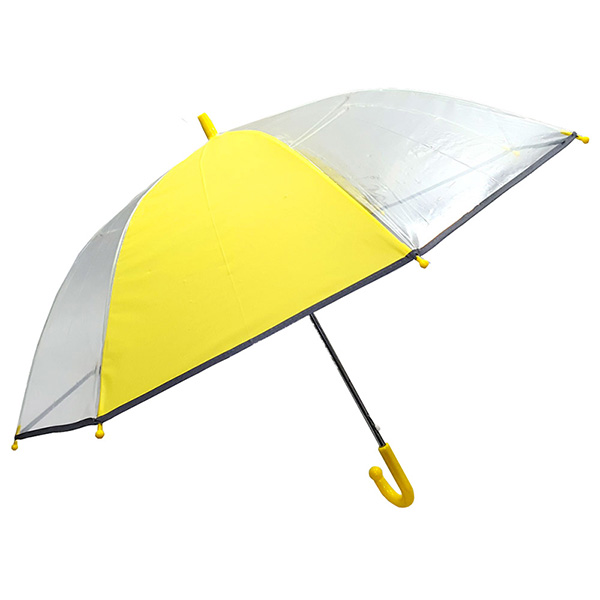 투명 우산 반사띠 우산 어린이 우산 안전 우산 노란 우산