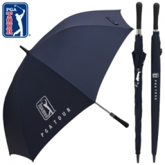 PGA 75 자동 올화이바 무지 우산