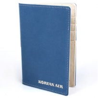 스웨이드 여권지갑(블루)