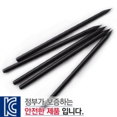 흑목원형 미두 연필