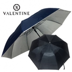 발렌타인 2단우산 58*8k 자동 폴리 실버 우산