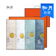 송월 달토끼 4매 선물세트+쇼핑백 s
