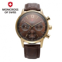 몽크로스 시계 손목시계 MS6001 브라운