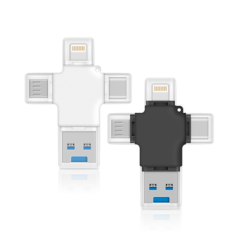 레빗 크로스 3IN1 OTG메모리 (32GB) 아이폰,C타입,안드로이드 사용