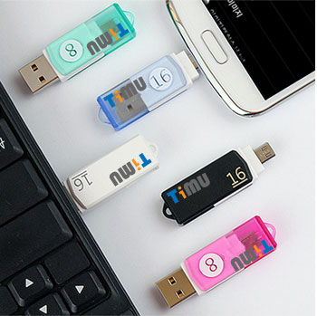 [티뮤]포인트 OTG USB 메모리 16G