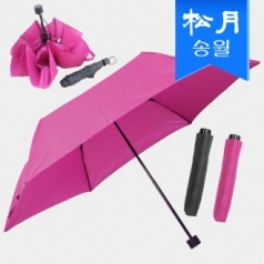 송월 우산 SW 3단우산 미니 하운드 체크 우산 s