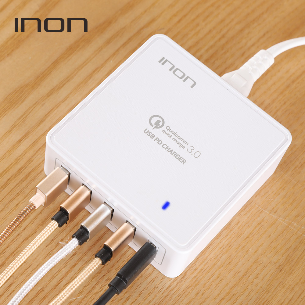 [멀티충전기]아이논 퀵차지 3.0 5포트 USB PD 멀티충전기 IN-UC510P