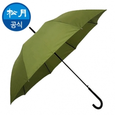 송월 장우산 컬러무지곡자60