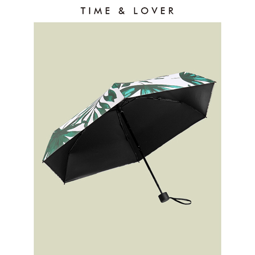[타임앤러버]PALM LEAVES 자외선차단 유틸리티 쉐이드 3단우산 5단우산 우양산 양우산