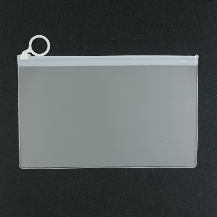 원형 고리 반투명 (PVC ) 슬라이드지퍼백 (210-135)