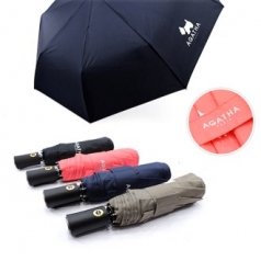 아가타 3단 솔리드 완전자동 우산