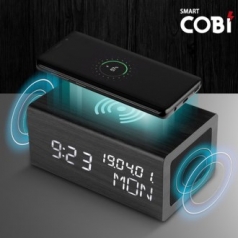 SMART COBI 2-2019 무선충전 블루투스스피커 시계