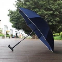 에코라이프 어르신 미끄럼 방지 안전 우산 지팡이 CA4 42