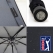 PGA 3단 수동 블랙 메탈 우산