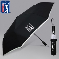 PGA 3단 완전자동 리플렉티브 안전 우산