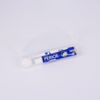 LG 페리오 치약 국산 미세모 칫솔 치실 휴대용 여행용 투명 PP 케이스