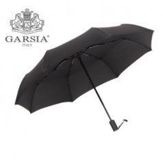 가르시아 3단 블랙 베이직 완전 자동 우산
