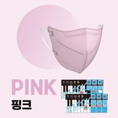 이사칠 마스크 / 피앤씨보건용마스크(KF94)(대형)(분홍색)