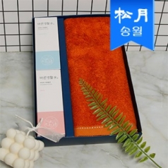 샤워뽀송 선물세트(솔리드뱀부무지1+샤워필터2)+쇼핑백