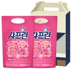 LG생활건강 샤프란 핑크센세이션 리필 250ml x 2개입