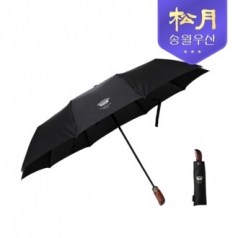 송월 우산 카운테스 마라 3단 블랙우드 완전자동 60 우산