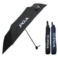 PGA 3단 엠보 수동 우산