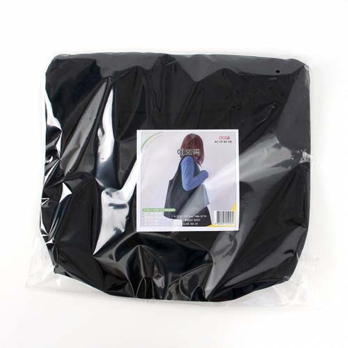포켓 캔버스 에코백 (블랙) DIY천 가방