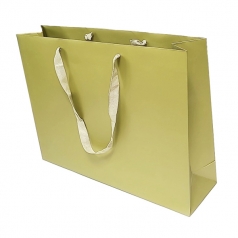 금색코팅지 쇼핑백 왕중 (47 x 35 x 13cm) / 종이 쇼핑백.종이 가방.종이봉투