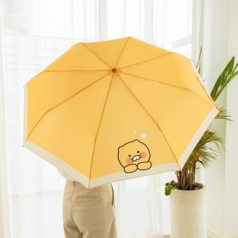 캐릭터 접이식 우산 옐로우