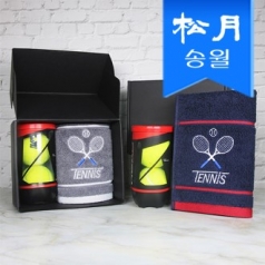 송월  스페셜라인 테니스 선물세트 (테니스세면1+테니스공2)