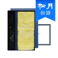 송월  타올 우산2매 선물세트 (CM뱀부 블럭1 + CM3단 폰지 1) + CM 쇼핑백