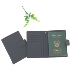 블랙 사피아노 베루형 여권지갑 (철망)
