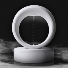 디큐브 물방울 무중력 물멍 미니가습기 무드등 LED