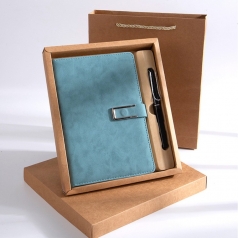 다이어리 볼펜 상자 종이가방 다이어리세트 고급다이어리 선물세트 6가지색상 레드 그린 브라운 스카이 네이비 블랙 다이어리+볼펜