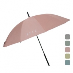 엘르 60-12K 자동 암막 파스텔 곡자 우산