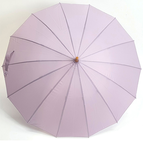 발렌타인 장우산 55*14k 자동 곡자 컬러 나무 손잡이 우산
