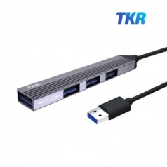 TKR USB허브 USB3.0 USB2.0 4포트 HB-U100 선길이 100CM