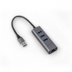 초소형 USB허브 USB3.0 3포트 기가비트 유선랜 WIZ-HR34 V2