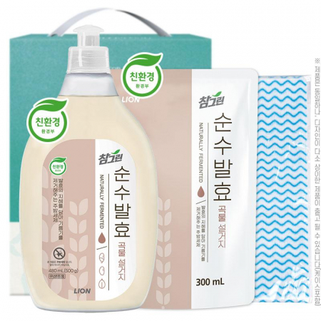 참그린곡물500용기 곡물300리필 행주(3종) #2