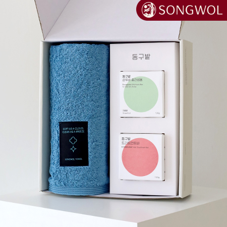 송월 항균블랙라벨동구밭 샴푸바+트리트먼트바 세트 #2