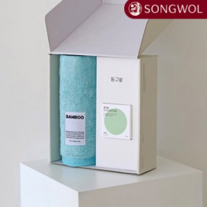 송월 뱀부화이트라벨 동구밭 샴푸바 세트