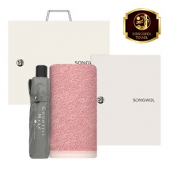 송월 40수 180g 타올 1장 + 송월 cm3단뉴폰지 우산 2조세트