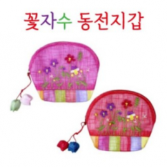 꽃자수 동전지갑 여성전통지갑 코인케이스 외국인선물