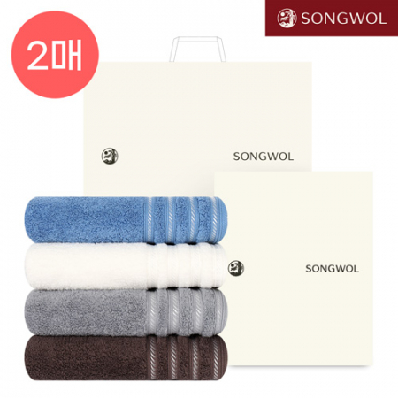 송월 호텔컬렉션 뉴 필라라인40 (190g) 2P 타올세트 #2