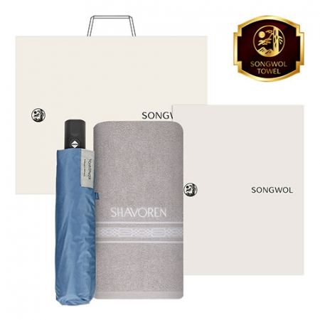 송월 샤보렌디럭스 타올 1장 + 송월 SW3단비즈니스완자 우산 2조세트 #2