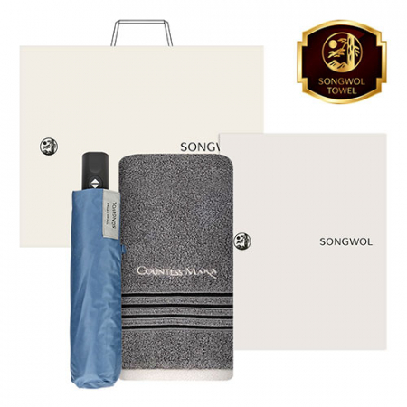 송월 CM포라인 타올 1장 + 송월 SW3단비즈니스완자 우산 2조세트 #2