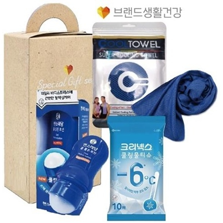 쿨아이스세트 브생건139호(멘소래담 쿨롤온로션+크리넥스쿨링물티슈+아이스쿨타올) #3