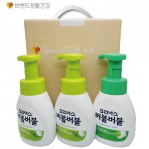 크리넥스 버블버블 거품형 핸드워시 250mlX3P (손잡이케이스포함)