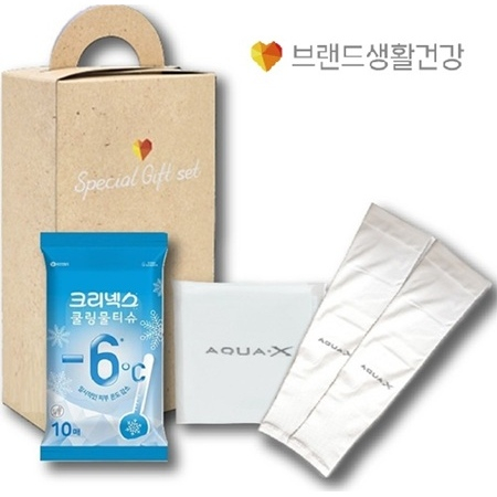 쿨아이스세트 브생건120호(크리넥스쿨링물티슈+아쿠아쿨토시) #4